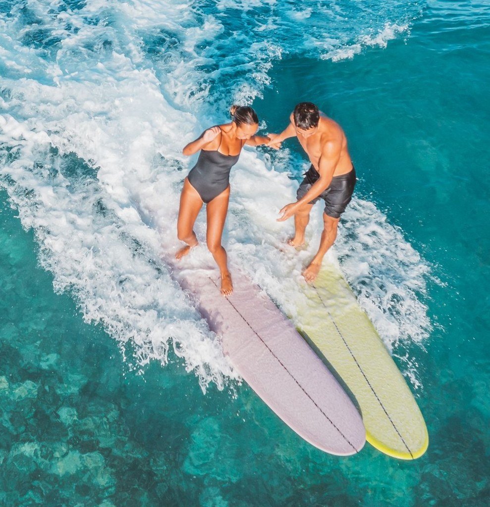 couple water sports